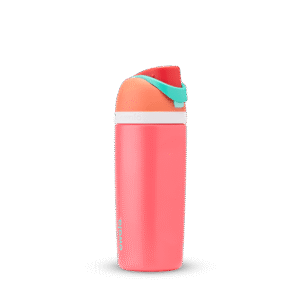 Owala Kids' FreeSip Stainless Steel 16oz Fireball