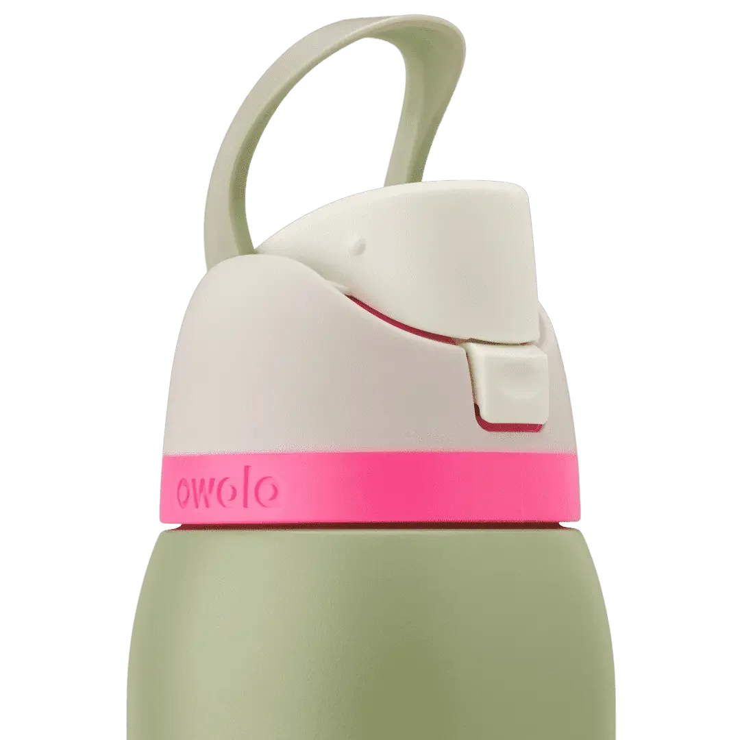 Owala FreeSip Stainless Steel 32oz Neo Sage - Image 4