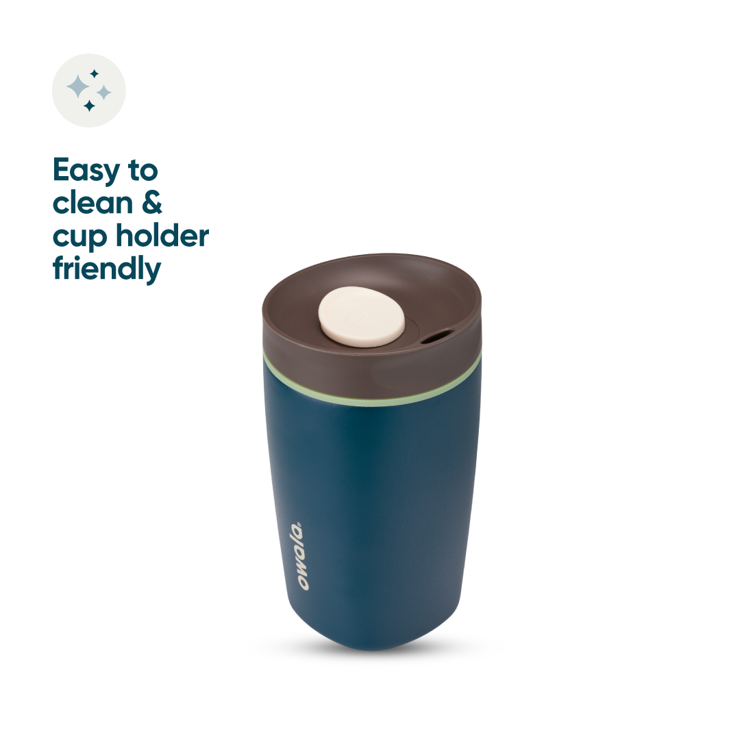 Owala SmoothSip Slider Stainless Steel 12oz Moonlit Shadow - Image 3