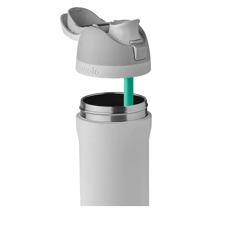 Owala FreeSip Stainless Steel 24oz Shy Marshmallow - Image 2