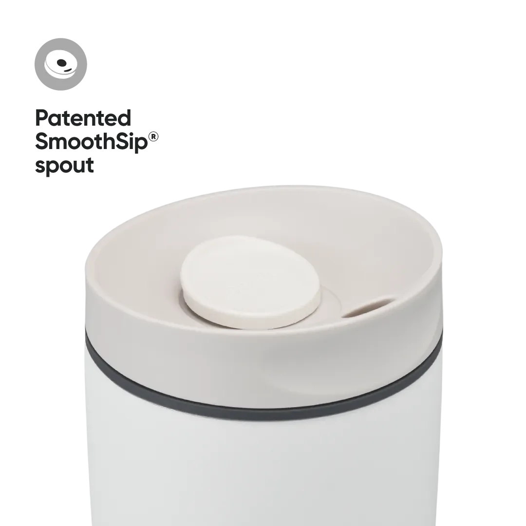 Owala SmoothSip Slider Stainless Steel 20oz Shy Marshmallow - Image 3