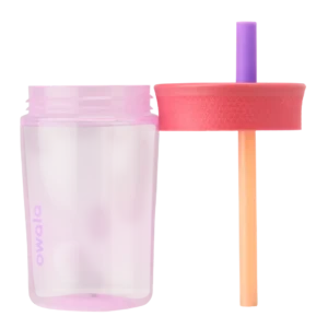 Alternative view of Owala Kids' Tumbler Plastic 15oz Lilac Rocket