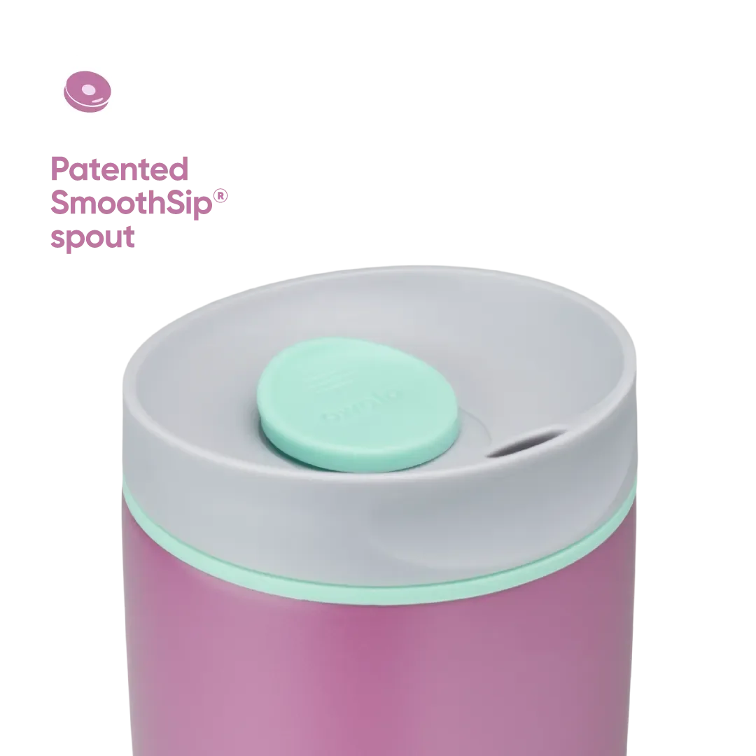 Owala SmoothSip Slider Stainless Steel 20oz Plum Perfect - Image 3