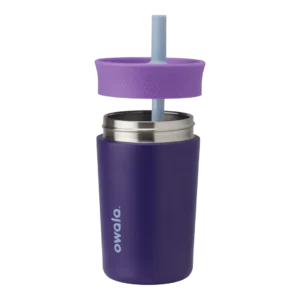 Alternative view of Owala Kids' Tumbler Stainless Steel 12oz Peacock Palace