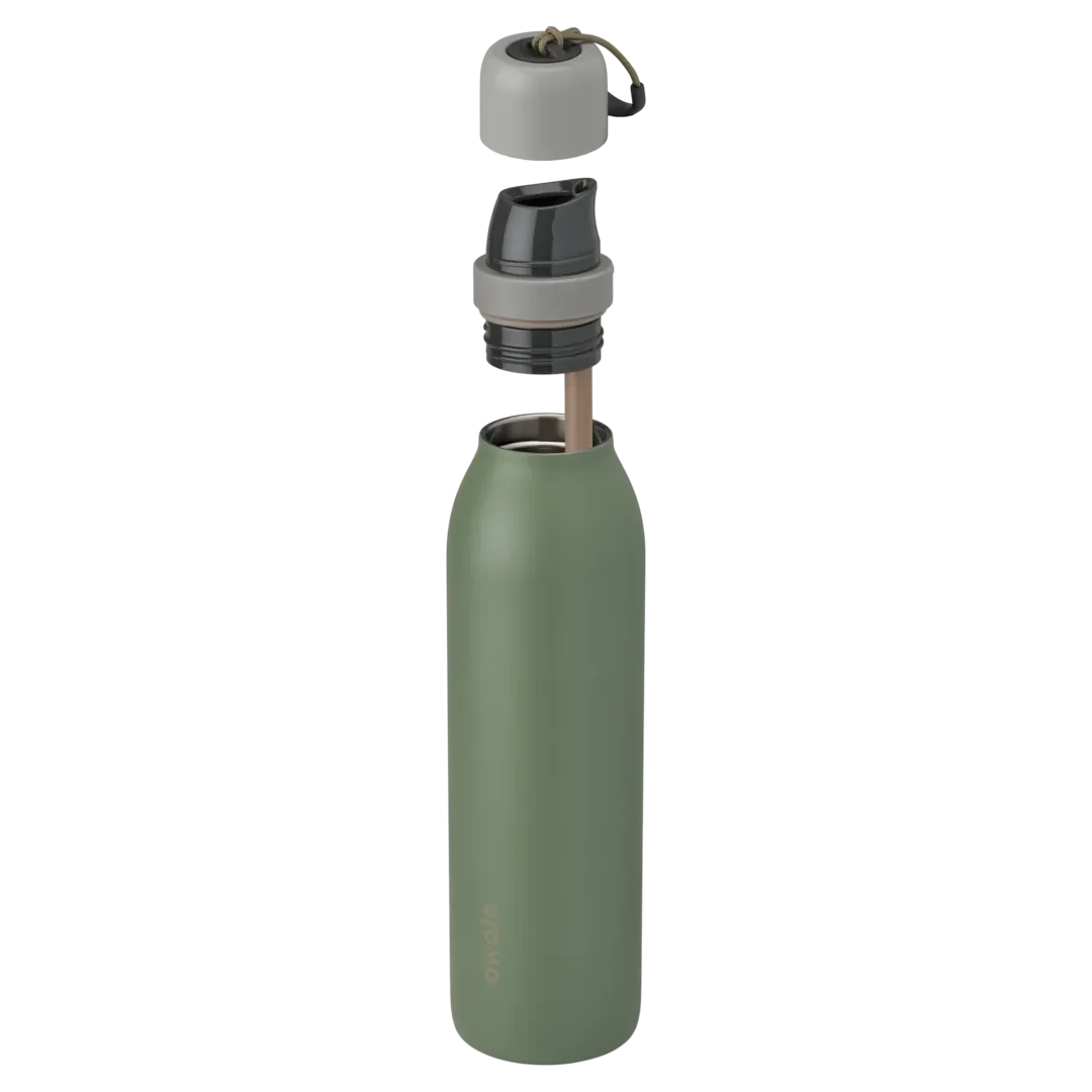 Owala FreeSip Twist Stainless Steel 24oz Green House - Image 4