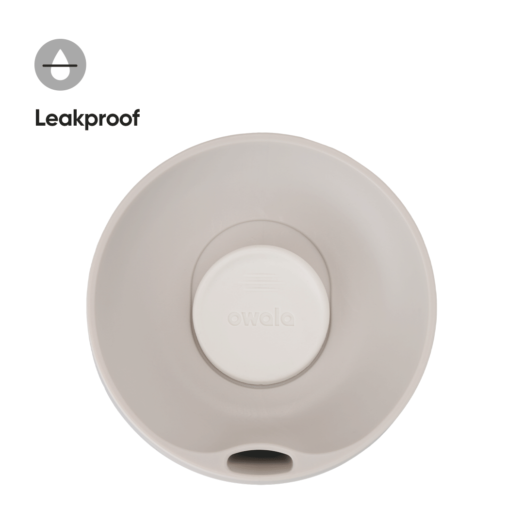 Owala SmoothSip Slider Stainless Steel 20oz Shy Marshmallow - Image 2