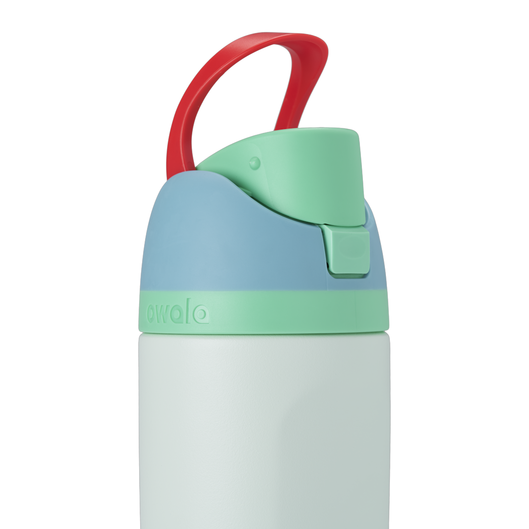 Owala Kids' FreeSip Stainless Steel 16oz Rainforest - Image 4