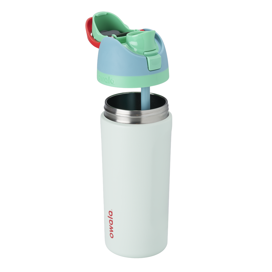 Owala Kids' FreeSip Stainless Steel 16oz Rainforest - Image 3
