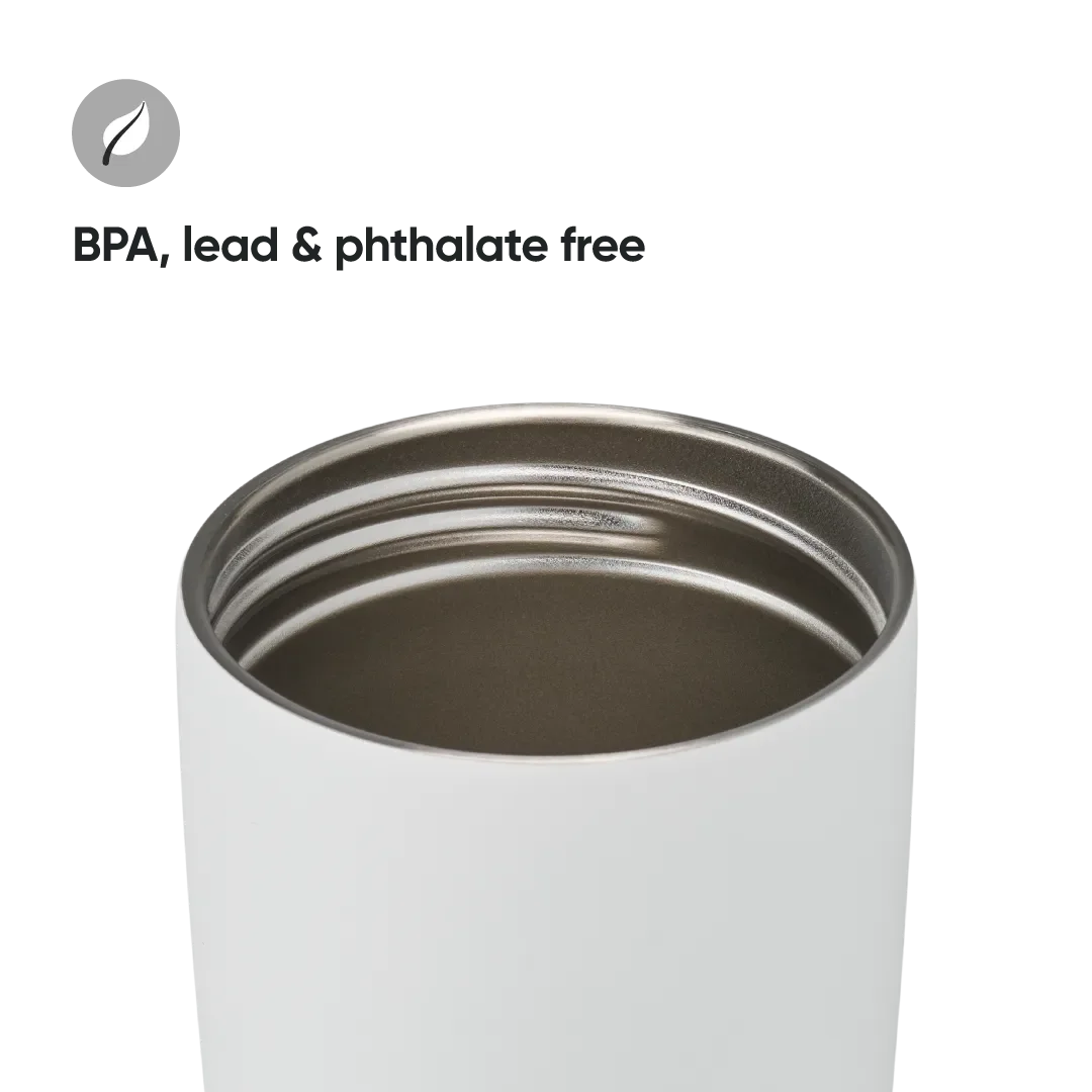 Owala SmoothSip Slider Stainless Steel 20oz Shy Marshmallow - Image 5